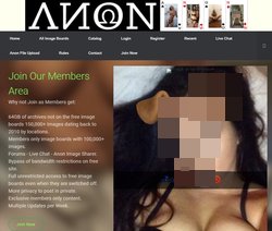 Anonsharer, Porno Chan Stránky