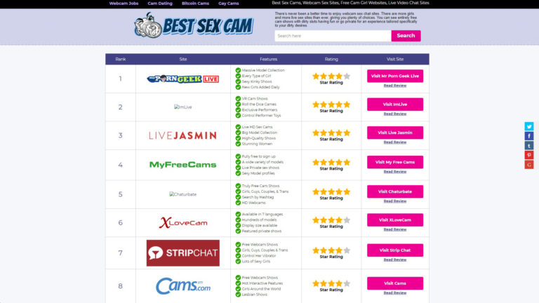 best cam sites