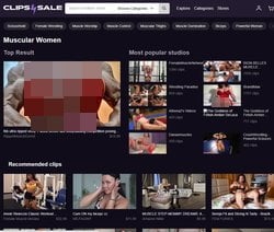 Clips4Sale Muscular, Muscular Woman