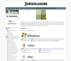 Jdownloader, Software 