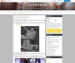 Rule34 Reddit, Subreddits