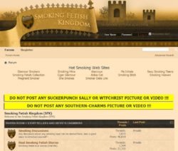 Smokingfetishkingdom, Smoking