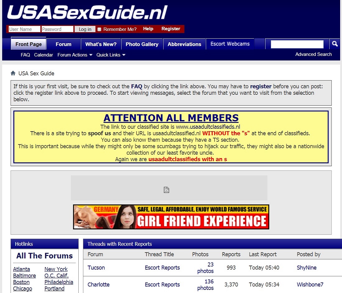 Usa Sex Guide Baltimore.