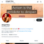 Abigail Mac, Twitter Porn