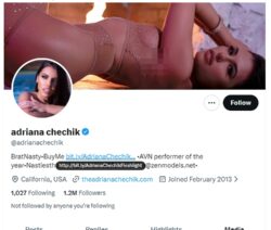 Adriana Chechik, Twitter Porn
