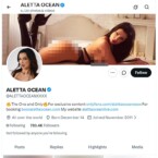 Aletta Ocean, Twitter Porn
