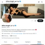 Alina Angel, Twitter Porn