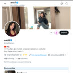 AndiiPoops, Twitter Porn