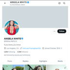 Angela White, Twitter Porn
