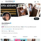 Ava Addams, Twitter Porn