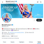 Brandi Love, Twitter Porn