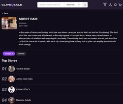 Clips4Sale Short Hair, Short Hair