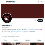 Ellexxaurus, Twitter Porn