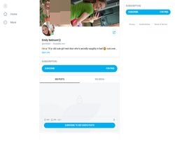 Emily Belmont, OnlyFans Accounts