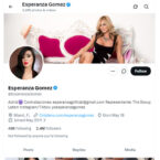 Esperanza Gomez, Twitter Porn