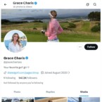 Grace Charis, Twitter Porn