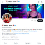 Hailey Rose, Twitter Porn
