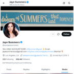 Jaye Summers, Twitter Porn