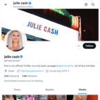 Julie Cash, Twitter Porn