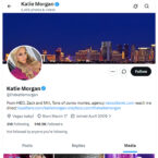 Katie Morgan, Twitter Porn