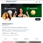 Kendra Lust, Twitter Porn