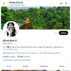 Kissa Sins, Twitter Porn