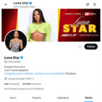 Luna Star, Twitter Porn