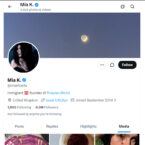 Mia Khalifa, Twitter Porn