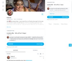 Kaylabumzy, OnlyFans Accounts