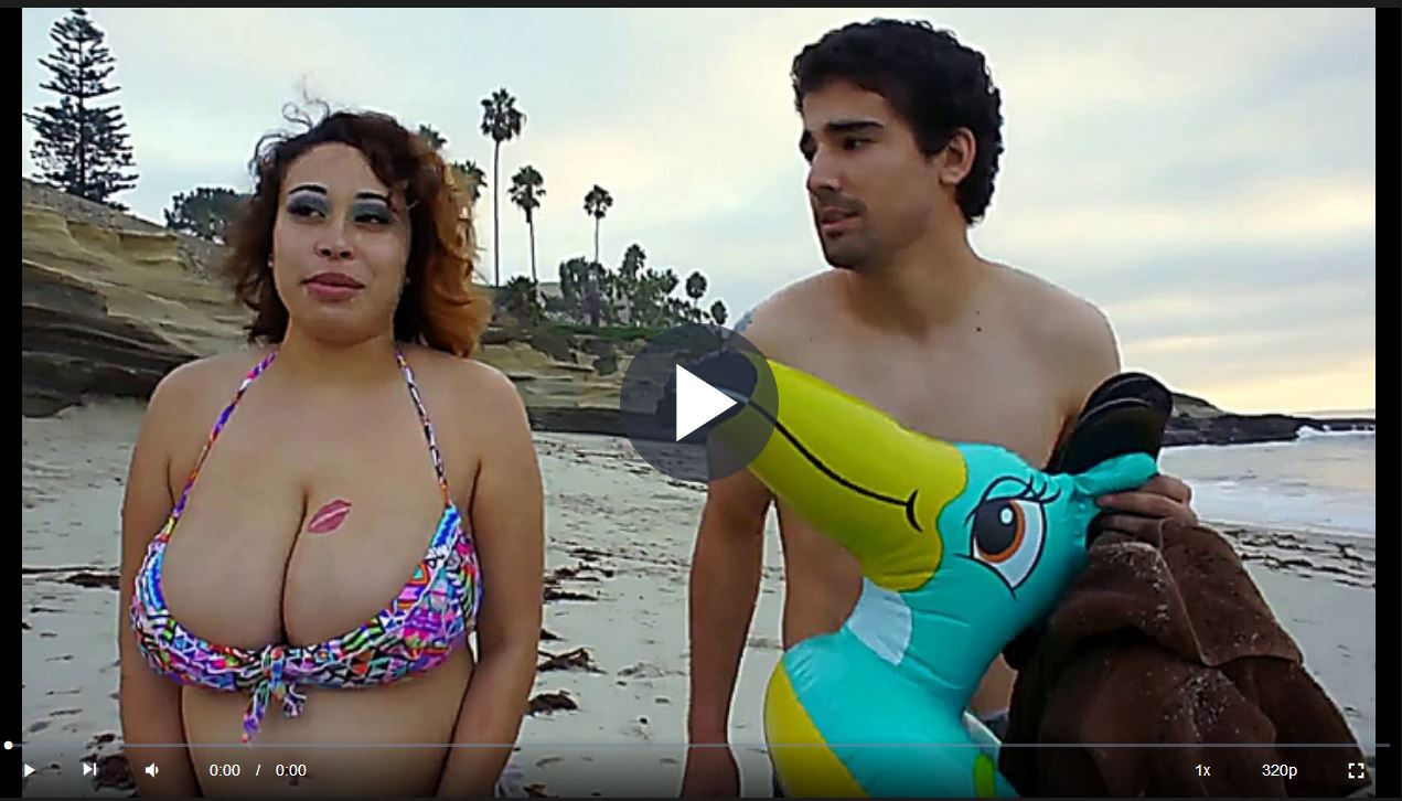 Beach Girl Porn - Pregnant Latina on Beach - Mr. Porn Geek