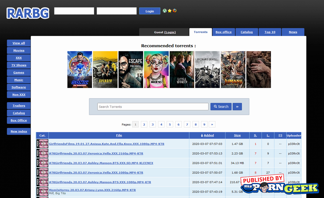 Best pron torrent site