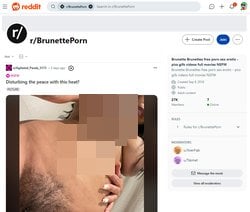 Brunetteporn, Brunette