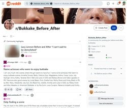 Bukkakebeforeafter, Bukkake