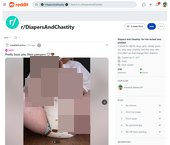 DiapersAndChastity, Diaper