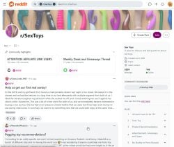 Redditsextoys, Vibrator