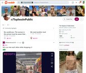 ToplessInPublic, Public