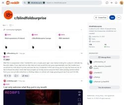 Blindfoldsurprise, Blindfolded