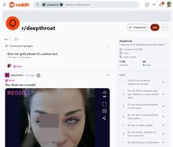 Redditdeepthroat, Deepthroat
