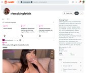 SmokingFetish, Smoking