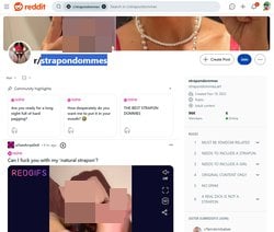 Strapondommes, Strapon