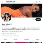 Romi Rain, Twitter Porn