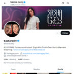 Sasha Grey, Twitter Porn