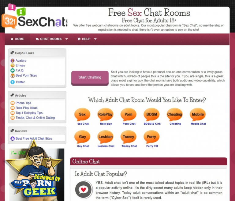 321SexChat: Fap While You Chat at 321sexchat.com - MrPornGeek