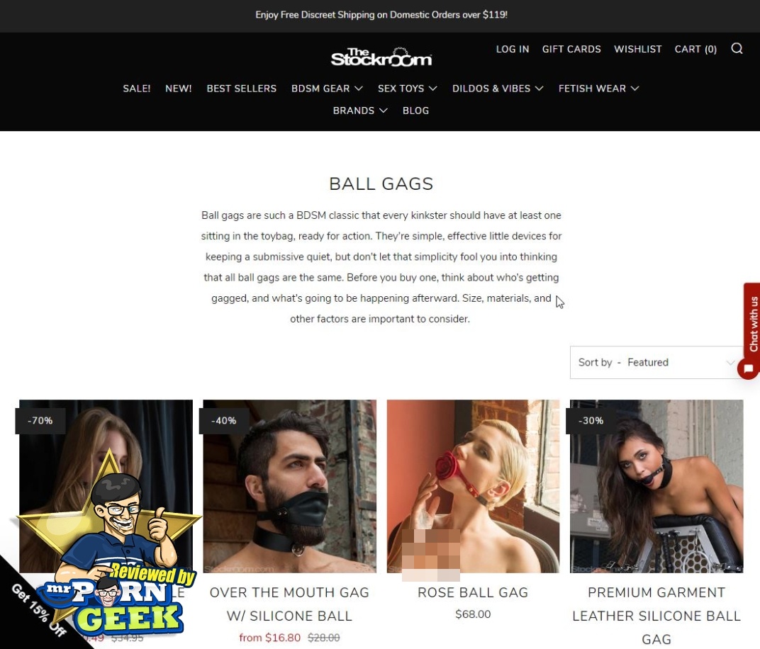 Stockroom Ball Gagged