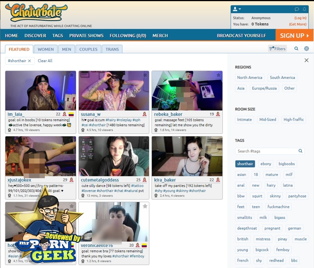 Chaturbate Short Hair