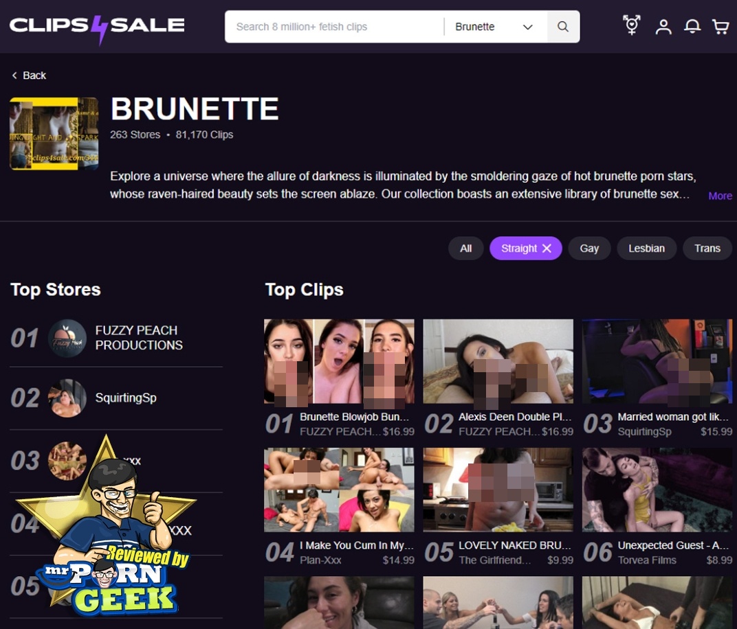 Clips4Sale Brunette