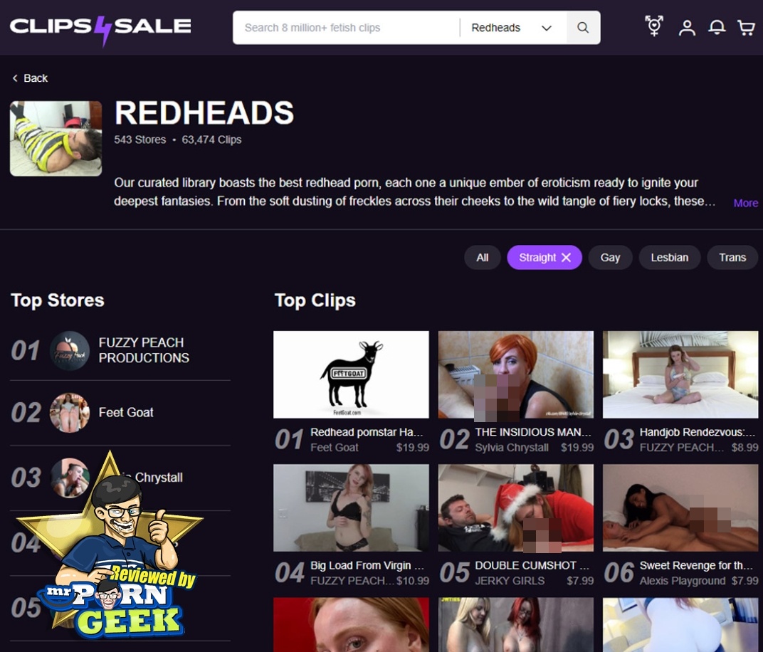 Clips4Sale Redhead
