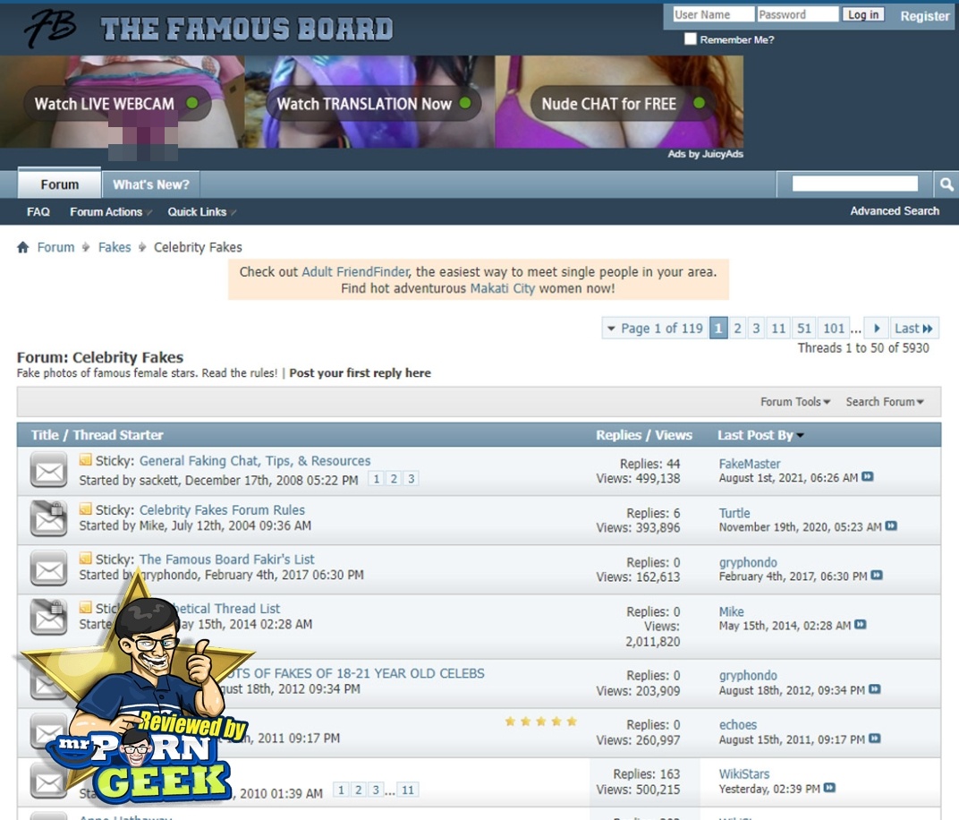 FamousBoard Deepfake