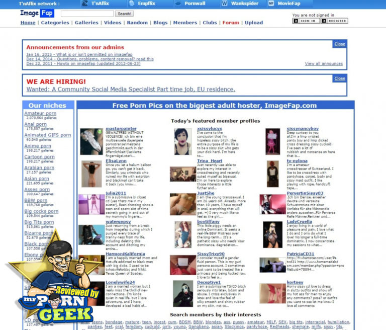 Anime Porn Comics Image Fap 18 - ImageFap: The Offical Review of ImageFap.com - MrPornGeek
