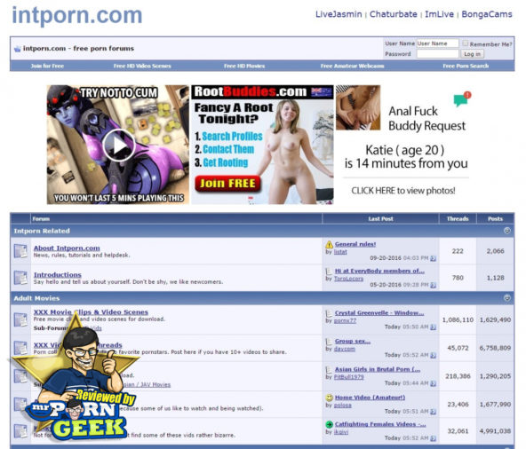 Intporn (intporn.com) Porno Forum Seite, Xxx Forum FÃ¼r Erwachsene